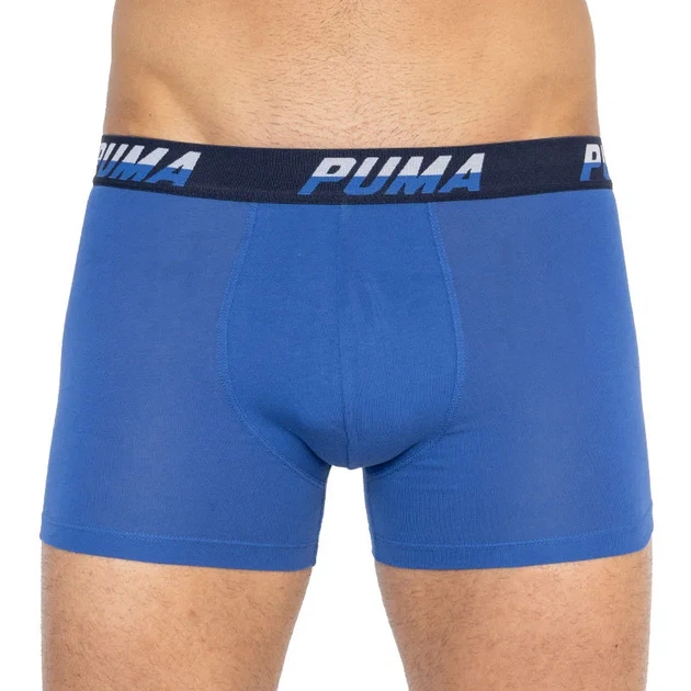 Трусы-боксёры Puma хлопок M синий белый 2 пары - изображение 4
