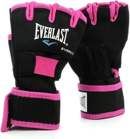 Бинти-рукавички Everlast S/M полимеризованный каучук черный розовый - Фото 3 Бинти-рукавички Everlast S/M полимеризованный каучук черный розовый - изображение 3