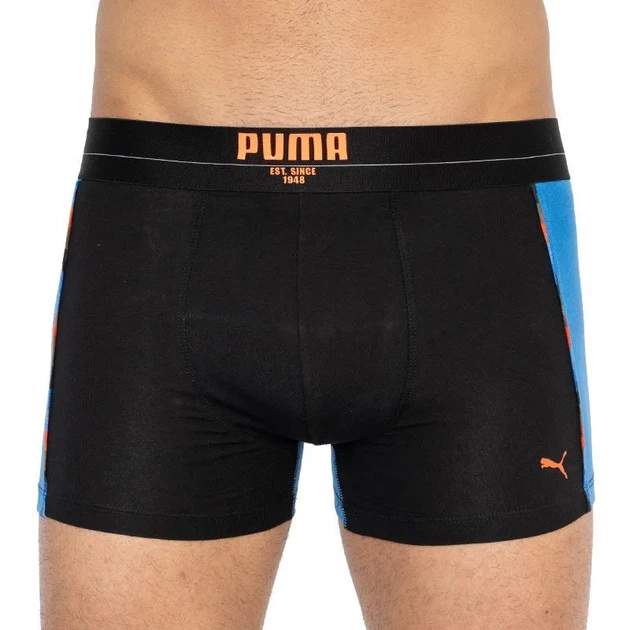 Трусы-боксеры Puma 95% хлопок L черный синий - Фото 4 Трусы-боксеры Puma 95% хлопок L черный синий - изображение 4