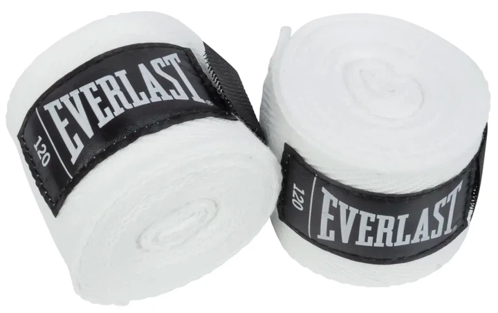 Бинти Everlast нейлон 120 см белый унисекс - Фото 2 Бинти Everlast нейлон 120 см белый унисекс - изображение 2