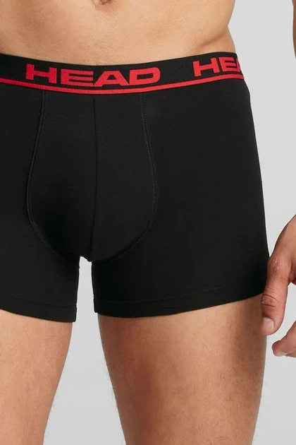 Трусы-боксеры Head 95% хлопок L красный черный - Фото 5 Трусы-боксеры Head 95% хлопок L красный черный - изображение 5