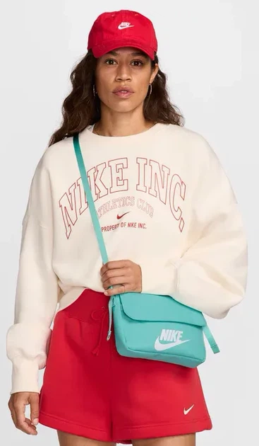 Сумка кроссбоди NIKE 100% полиэстер 22х16х6 см бирюзовая женская - изображение 9