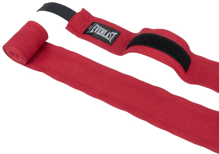 Бинти Everlast нейлон 120 см красные - Фото 4 Бинти Everlast нейлон 120 см красные - изображение 4