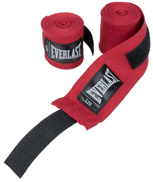 Бинти Everlast нейлон 120 см красные - Фото 5 Бинти Everlast нейлон 120 см красные - изображение 5