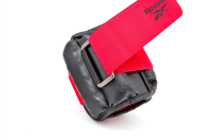 Обременители для щиколоток Reebok 0 5 кг черный красный железный песок - Фото 5 Обременители для щиколоток Reebok 0 5 кг черный красный железный песок - изображение 5