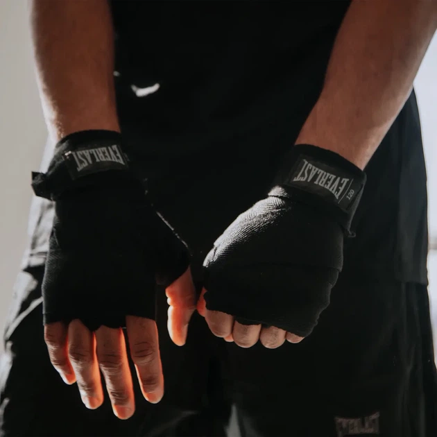 Бинти Everlast нейлоновые 3048 см черные унисекс - Фото 7 Бинти Everlast нейлоновые 3048 см черные унисекс - изображение 7