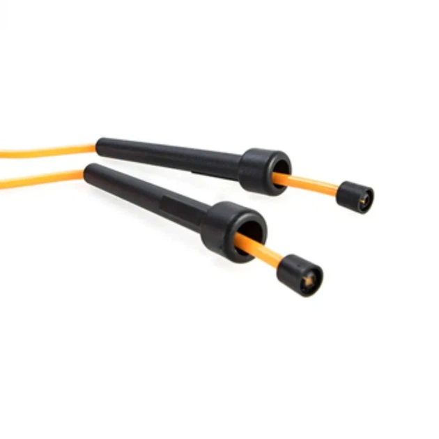 Скакалка LiveUp PVC 270 см чорна помаранчева - зображення 3