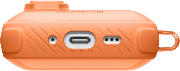 Чехол AMAZINGthing Titan Pro Mag для AirPods Pro 3 Orange (4896238540137) - Фото 5 Чехол AMAZINGthing Titan Pro Mag для AirPods Pro 3 Orange (4896238540137) - зображення 5