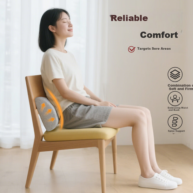 Мастерская MUJI, подушка для поясничной поддержки MUJI из ткани, подушка для офисного кресла, подушка для поясницы в автомобиле, подушка для спинки офисного кресла, подушка для талии. - Фото 7 Мастерская MUJI, подушка для поясничной поддержки MUJI из ткани, подушка для офисного кресла, подушка для поясницы в автомобиле, подушка для спинки офисного кресла, подушка для талии. - зображення 7