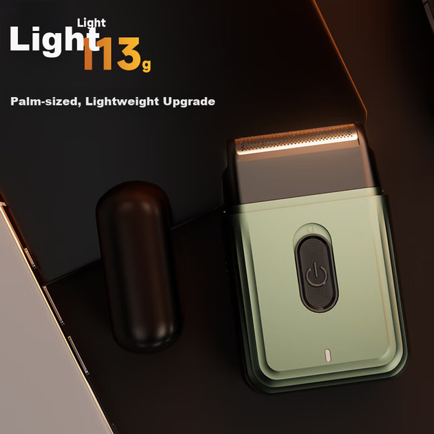Портативный мини-триммер для бороды Yingqu Electric Reciprocating Shaver Portable Men's Mini Beard Trimmer — подарок для парня, папы, пожилого мужа на день рождения. - изображение 5