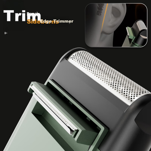 Портативный мини-триммер для бороды Yingqu Electric Reciprocating Shaver Portable Men's Mini Beard Trimmer — подарок для парня, папы, пожилого мужа на день рождения. - изображение 8