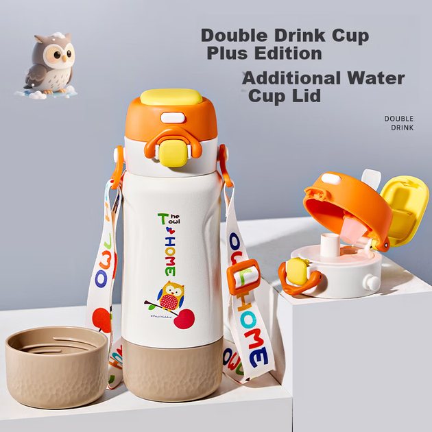 Ізольована пляшка для води Cica Kids для учнів початкової школи 6-12 років, подвійна чашка з нержавіючої сталі 316L для хлопчиків та дівчаток - Фото 8 Ізольована пляшка для води Cica Kids для учнів початкової школи 6-12 років, подвійна чашка з нержавіючої сталі 316L для хлопчиків та дівчаток - зображення 8