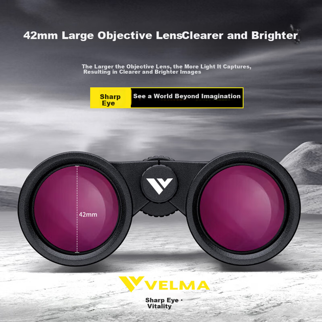 Бінокль VELMA Professional 10x42 - зображення 9