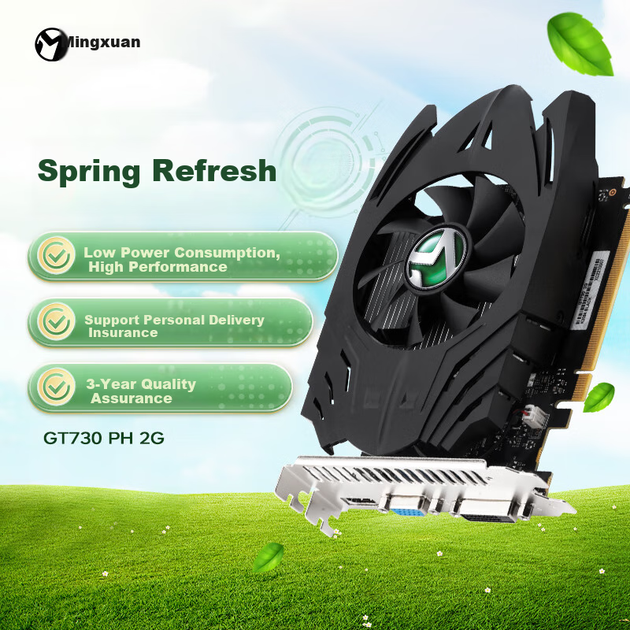 Відеокарта MAXSUN MS-GT730 PH 2G / DDR3 / 64bit, дискретна відеокарта початкового рівня - зображення 4