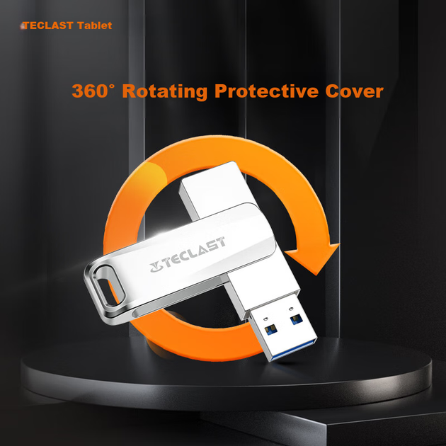 Флеш-накопитель TECLAST 128 ГБ USB 3.2 высокой скорости, большой емкости для офиса, кабинета, компьютера, автомобиля, музыкального оборудования, металлический корпус. - Фото 4 Флеш-накопитель TECLAST 128 ГБ USB 3.2 высокой скорости, большой емкости для офиса, кабинета, компьютера, автомобиля, музыкального оборудования, металлический корпус. - изображение 4