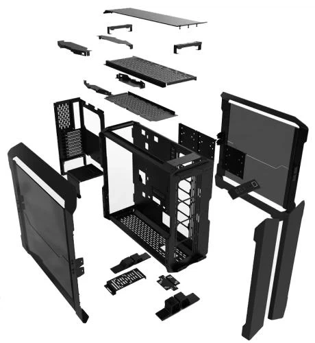 Корпус Lian Li TR-01X Odyssey X Black, без БП, ATX (G99.TR01X.00) - изображение 8