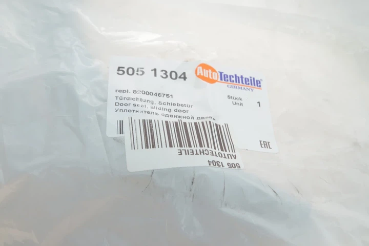 Ущільнювач зсувних дверей AUTOTECHTEILE 505 1304 AUTOTECHTEILE 505 1304 Renault Trafic 8200046751 - зображення 2