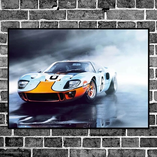 Постер "Gulf Ford GT40" - изображение 2