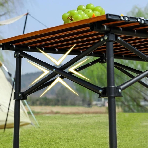 Стіл розкладний туристичний Folding Table 120х60 см - изображение 5