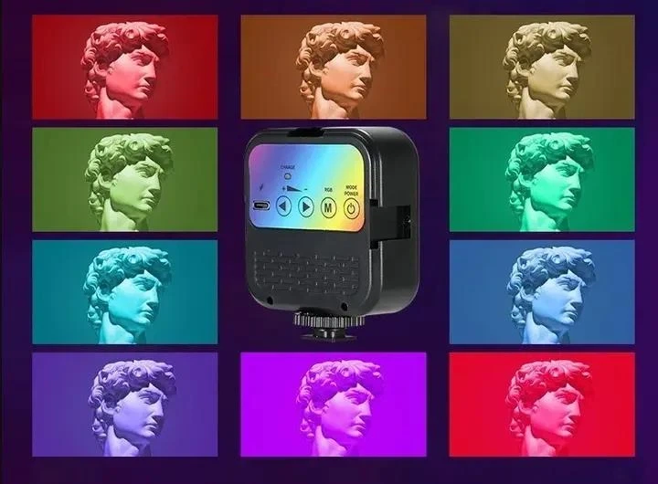 Студийная LED лампа WL-R1, 23000-7000K, освещение для съемки, RGB подсветка - изображение 4