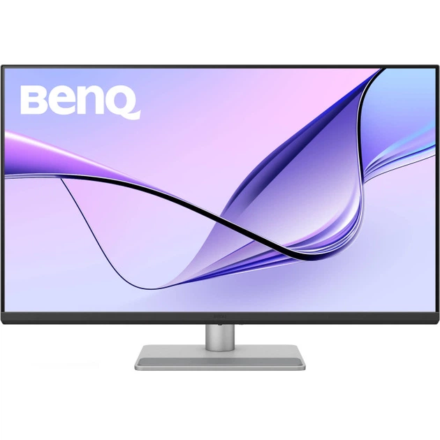 Монитор Mac Colors 31.5" BenQ MA320UP IPS 3840x2160 60 Гц 550 кд/м² колонки 2x3 Вт USB-C Silver/Grey (9H.LP9LB.QBE) - изображение 3