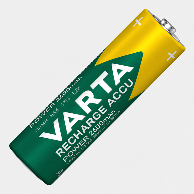 Аккумулятор Varta Power AA 2600mAh Ni-MH 2 шт (05716101402) - зображення 2