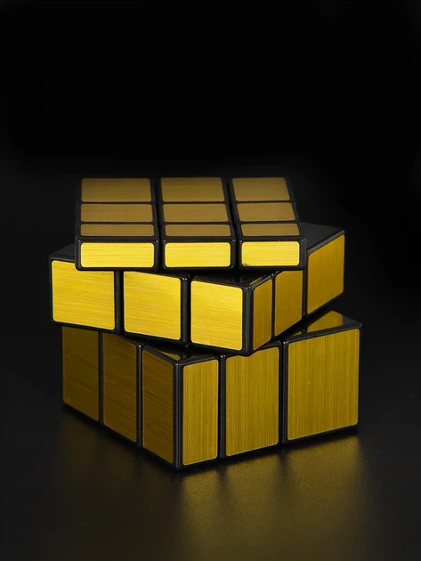 Головоломка Дзеркальний кубик 3x3 MoYu MeiLong Mirror Cube Золотий - Фото 6 Головоломка Дзеркальний кубик 3x3 MoYu MeiLong Mirror Cube Золотий - зображення 6