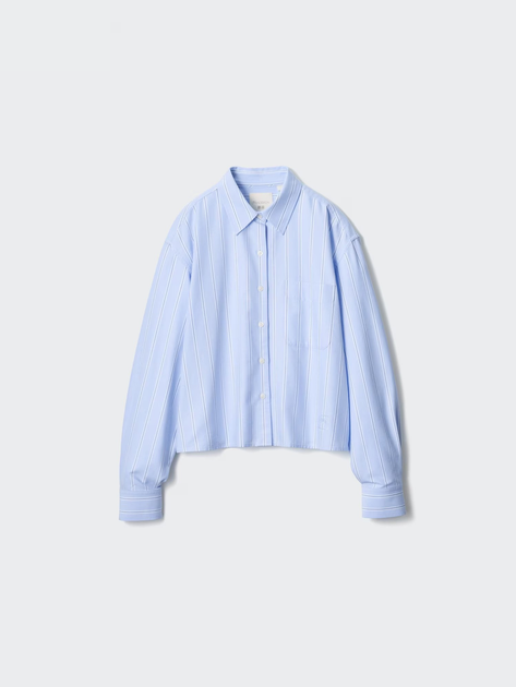 Рубашка Uniqlo розмір XL блакитна (61) (479975) - Фото 3 Рубашка Uniqlo розмір XL блакитна (61) (479975) - зображення 3