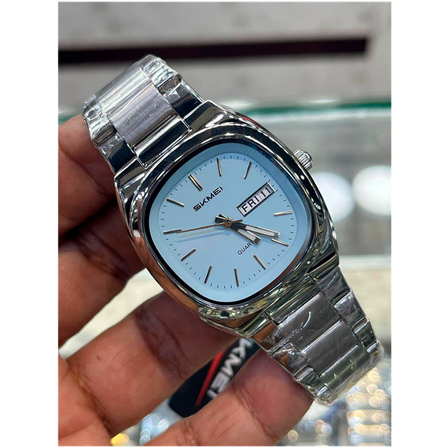 Наручний годинник SKMEI 2420 Silver-Blue - Фото 5 Наручний годинник SKMEI 2420 Silver-Blue - изображение 5