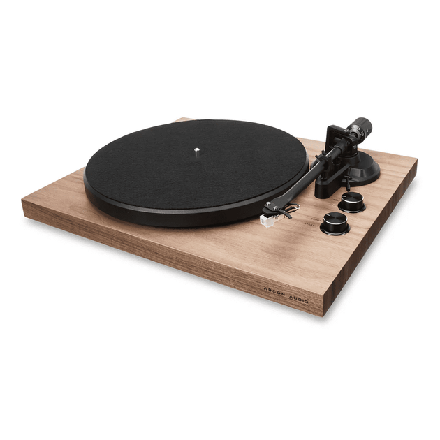 Вініловий програвач із вбудованим фоноректором Argon Turntable MK2 Walnut - зображення 8