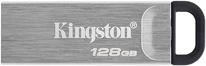Флеш-накопичувач Kingston USB 3.2 DT Kyson 128GB Silver/Black - зображення 3