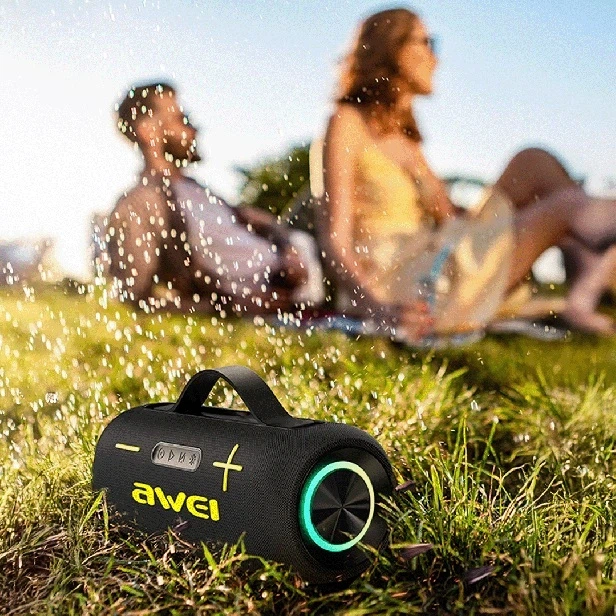 Bluetooth колонка Awei KA10 (60W)- чорний - зображення 3