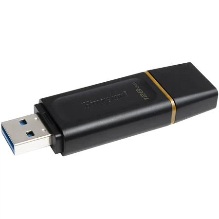 Флеш-накопичувач Kingston USB 3.2 DT Exodia 128GB Black/Yellow - зображення 3