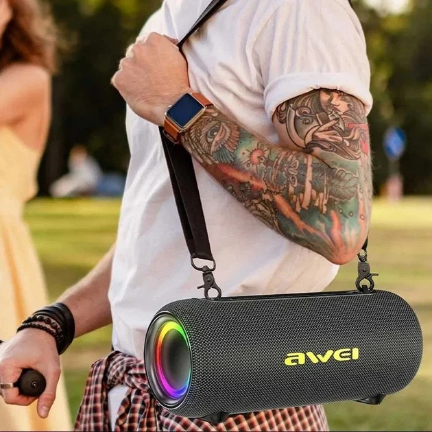 Bluetooth колонка Awei KA33 (26W)- чорний - изображение 3