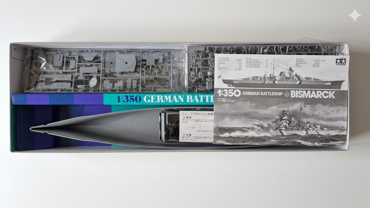 Збірна модель Tamiya 1:350 Німецький лінійний корабель Bismarck - Фото 2 Збірна модель Tamiya 1:350 Німецький лінійний корабель Bismarck - изображение 2