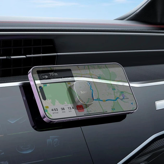 Автотримач для телефона HOCO H52 Ultimate magnetic car holder Deep Space Gray - Фото 9 Автотримач для телефона HOCO H52 Ultimate magnetic car holder Deep Space Gray - зображення 9