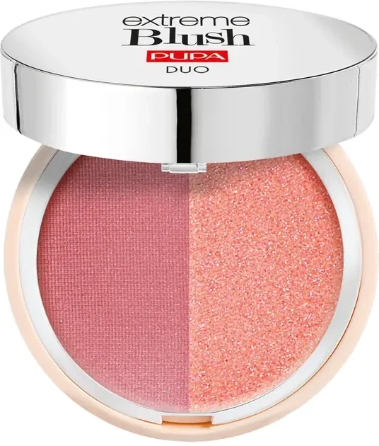 Компактные двойные румяна Pupa Extreme Blush Duo 110 - Radiant Amarant Glow Watermelon 4 г - Фото 1 Компактные двойные румяна Pupa Extreme Blush Duo 110 - Radiant Amarant Glow Watermelon 4 г - изображение 1