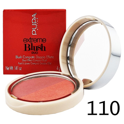 Компактные двойные румяна Pupa Extreme Blush Duo 110 - Radiant Amarant Glow Watermelon 4 г - Фото 3 Компактные двойные румяна Pupa Extreme Blush Duo 110 - Radiant Amarant Glow Watermelon 4 г - изображение 3