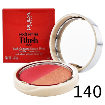 Компактные двойные румяна Pupa Extreme Blush Duo 140 - Radiant Flamingo Glow Creamy 4 г - Фото 4 Компактные двойные румяна Pupa Extreme Blush Duo 140 - Radiant Flamingo Glow Creamy 4 г - изображение 4