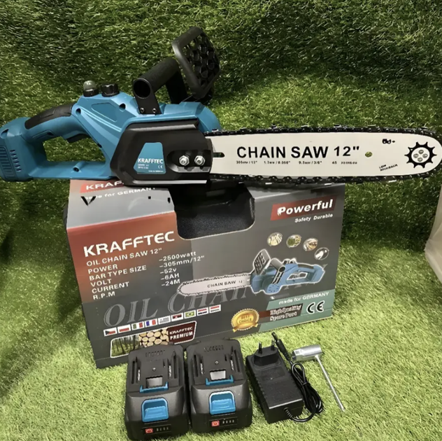 Акумуляторна ланцюгова пила Krafftec 52V - зображення 7