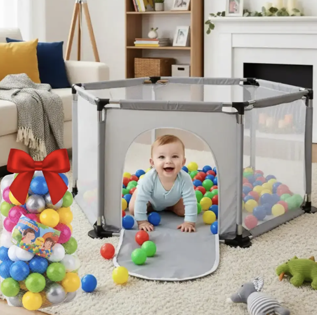 Складной детский манеж 120×100×55 см - изображение 7