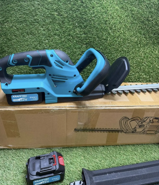 Аккумуляторный кусторез Krafftec Germany 48 В - изображение 8