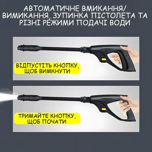 Портативная мойка высокого давления для автомобиля, двора и сада 115 Бар MKA-03. Автомойка электрическая 1400 вт. - Фото 8 Портативная мойка высокого давления для автомобиля, двора и сада 115 Бар MKA-03. Автомойка электрическая 1400 вт. - изображение 8