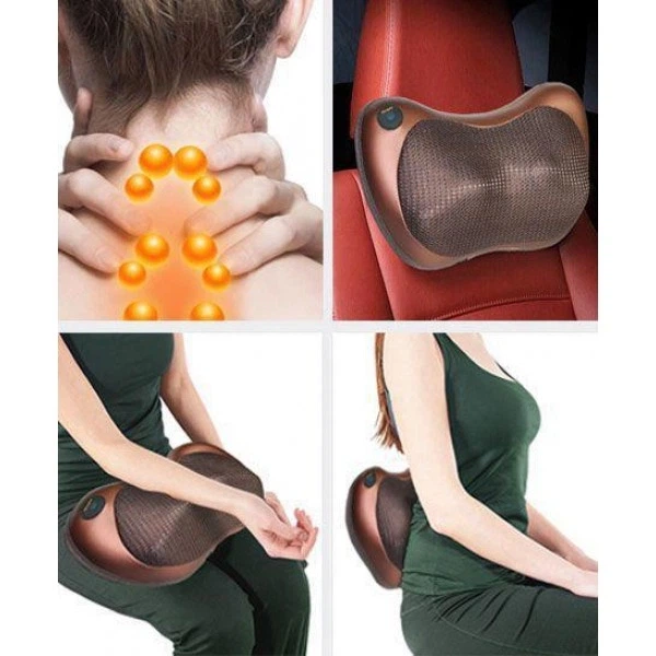Масажна Подушка MASSAGE PILLOW Brown (SM0027) - изображение 4
