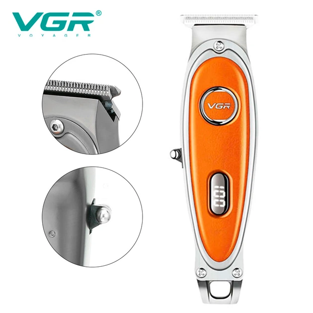 Тример акумуляторний VGR V-263 ORANGE, 4 насадки, LED дисплей - изображение 5