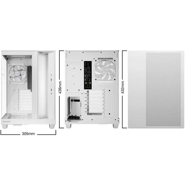 Корпус be quiet! LIGHT BASE 500 LX White (BGW86) - зображення 6