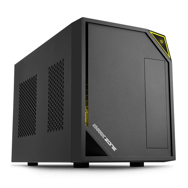 Корпус Sharkoon Shark Zone C10 / Mini-ITX / без БП / USB 3.0 / 1x120мм / Support Liquid Cooling / Black (101630677) - Уценка - Фото 1 Корпус Sharkoon Shark Zone C10 / Mini-ITX / без БП / USB 3.0 / 1x120мм / Support Liquid Cooling / Black (101630677) - Уценка - изображение 1