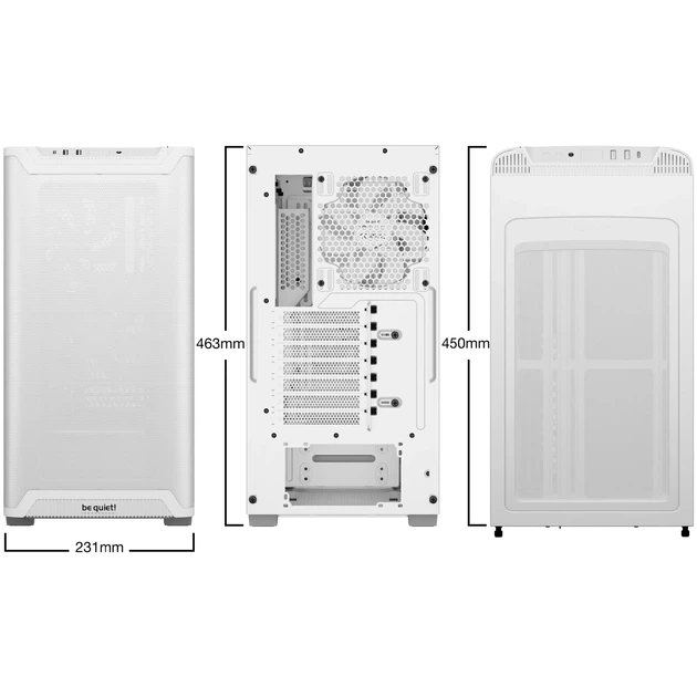 Корпус Be Quiet! Pure Base 501 Airflow Window White (BGW75) - зображення 6