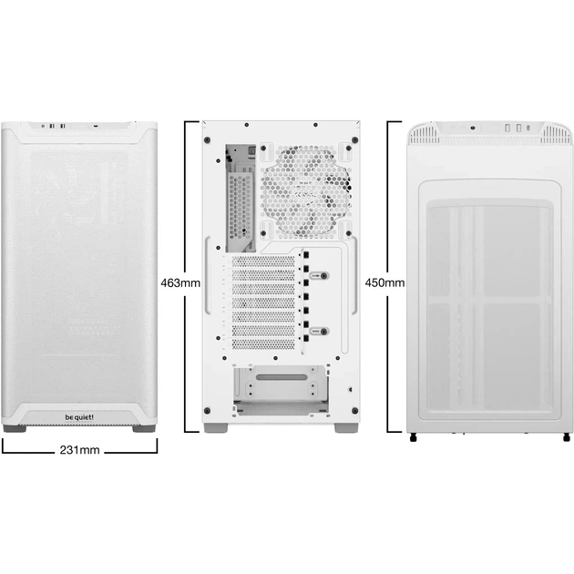 Корпус Be Quiet! Pure Base 501 Airflow White (BG075) - Фото 7 Корпус Be Quiet! Pure Base 501 Airflow White (BG075) - зображення 7