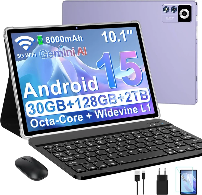 Планшет 10.1" ZIOVO Z168 8+22/128Gb 8 ядер Android 15 8000 mAh Фіолетовий (102022059) - Уцінка - Фото 1 Планшет 10.1" ZIOVO Z168 8+22/128Gb 8 ядер Android 15 8000 mAh Фіолетовий (102022059) - Уцінка - зображення 1